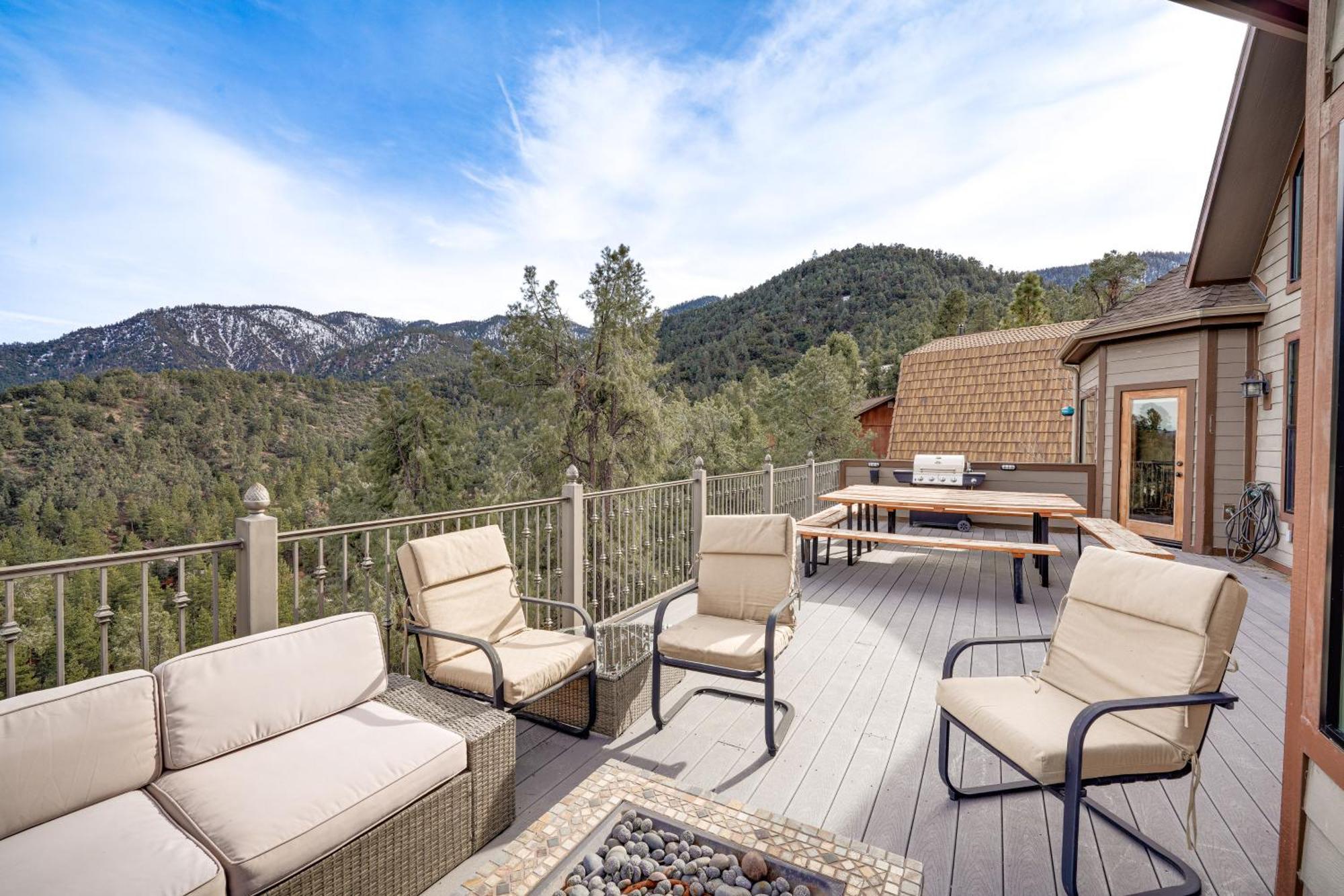 Pine Mountain Club Cabin With Private Deck And Views! Villa Exterior photo